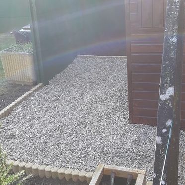 Création de terrasse graviers